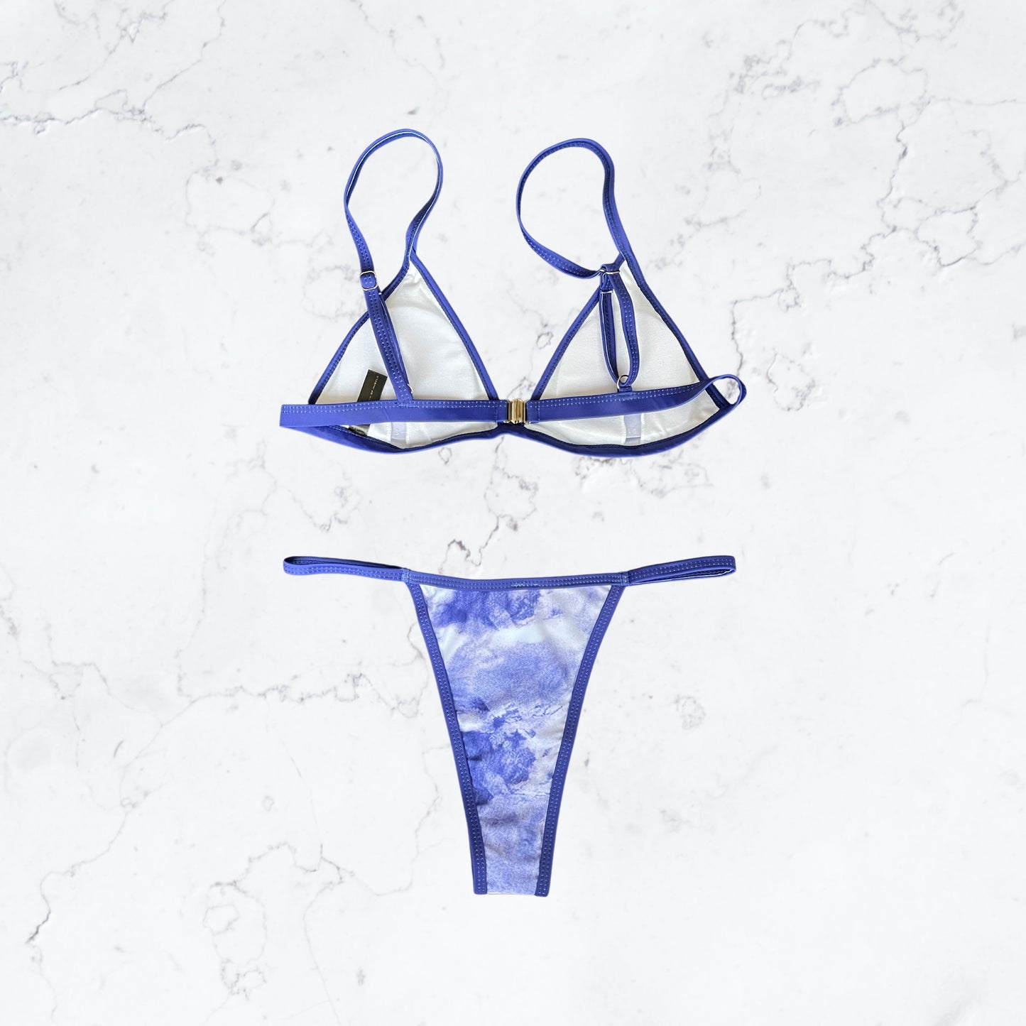 Purple Tie Dye Bikini Swimsuit