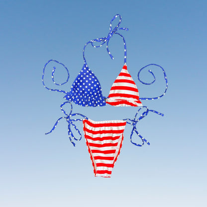 American Dream Side Tie Bikini