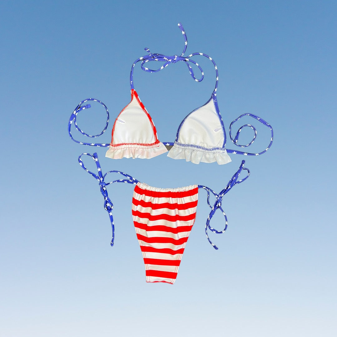 American Dream Side Tie Bikini