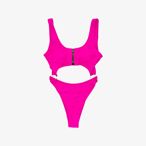 Happy Hour Cut Out One Piece Swimsuit