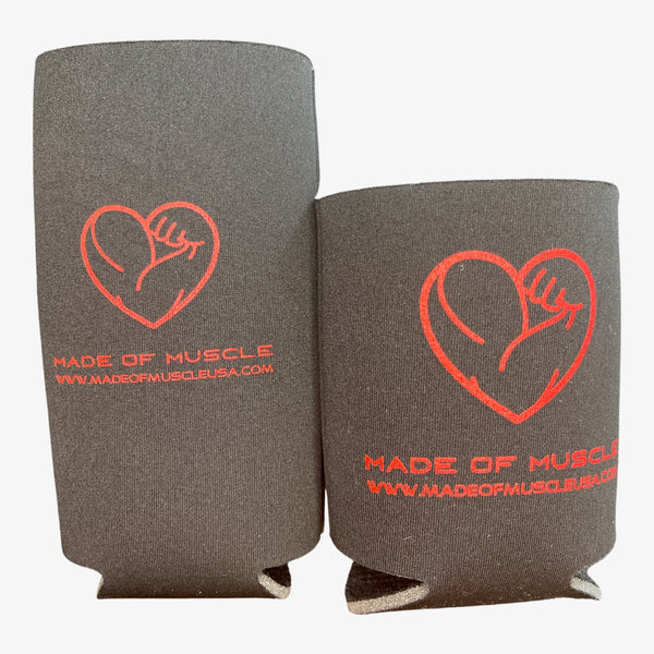 Made of Muscle 12oz Koozie Regular Can