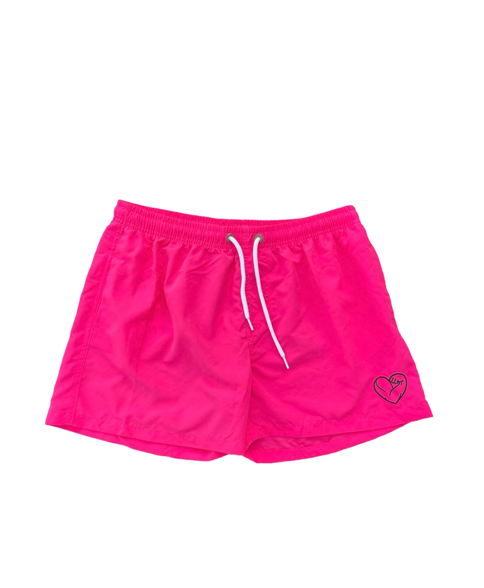 Neon Pink Swim Shorts – Made Of Muscle USA