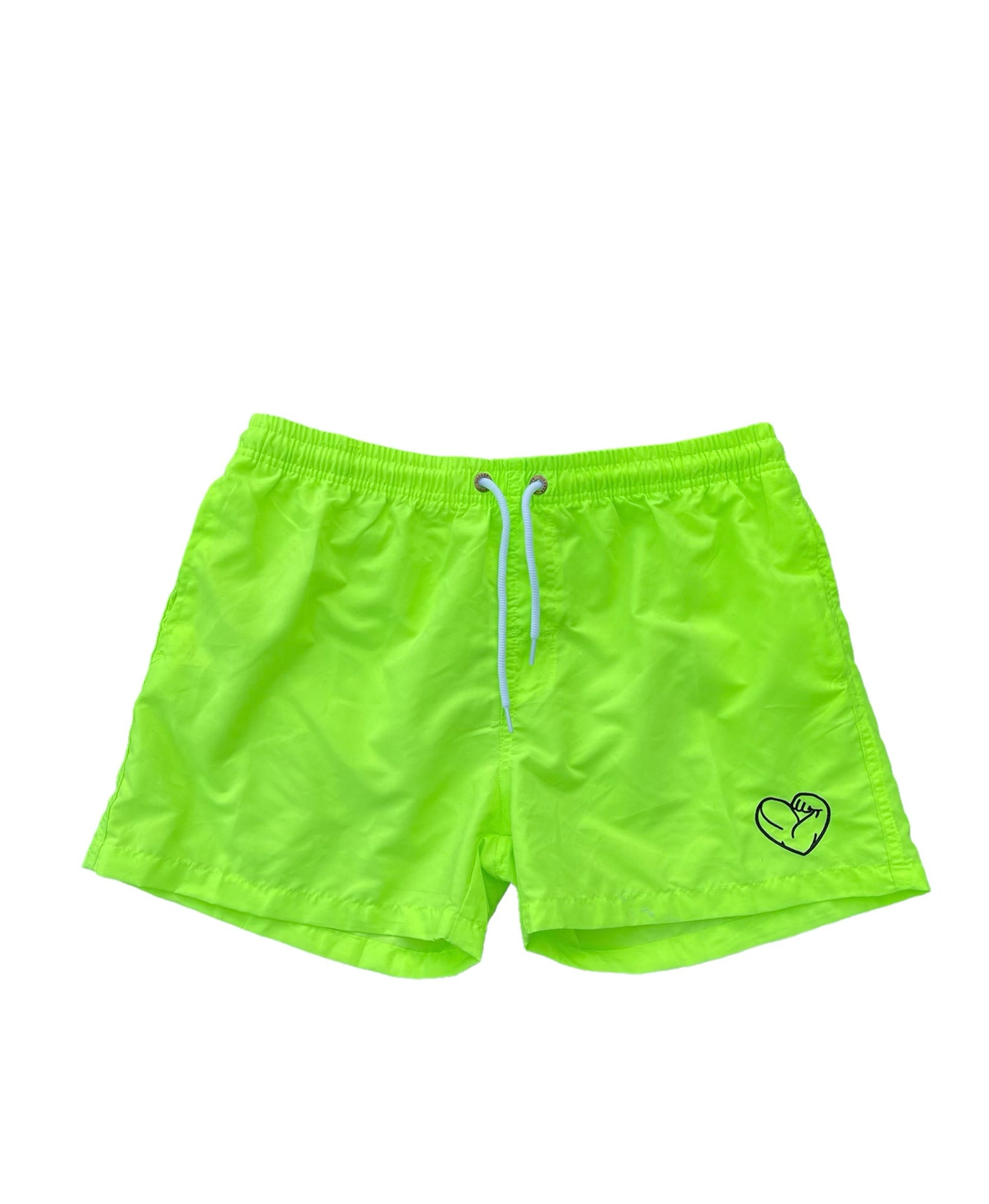 Neon Green Swim Shorts